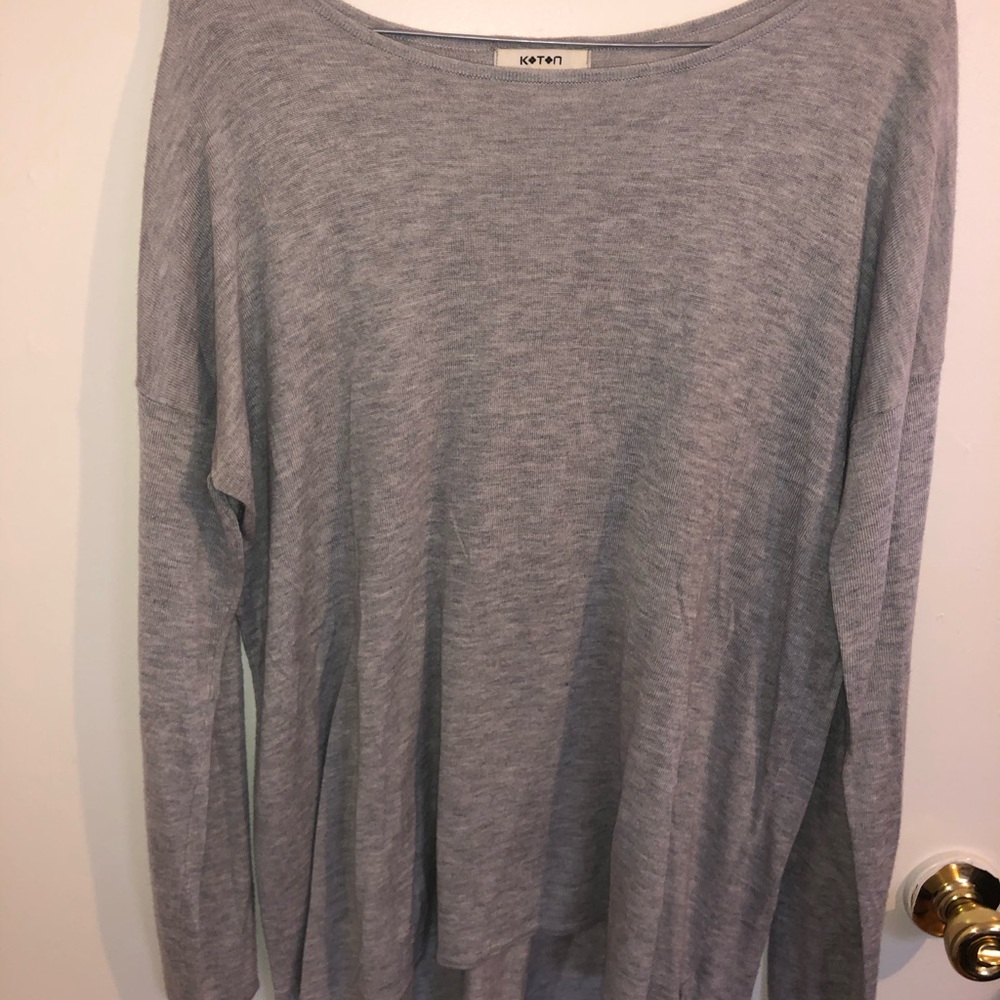Grey thin sweater